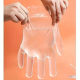 Kitchen Wall Hanging Glove Organizer Set, 200Pcs Lazy Disposable Gloves with 1pc Green Glove Clip Rack for Restaurant, Hotel, Household Cleaning