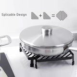 1Pcs Corner Shelf & Cabinet Organizer, Iron Triangular Counter Shelf for Spice Rack Organizer, Kitchen & Bathroom