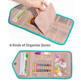 Crochet Hook Case - Foldable Organizer - Knitting & Crochet Supplies Accessory