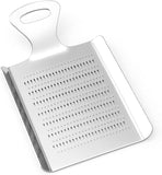 Compact Stainless Steel Grater, Mirror-Polished Grinder for Garlic, Ginger, Nutmeg, Wasabi and Chocolate