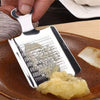 Compact Stainless Steel Grater, Mirror-Polished Grinder for Garlic, Ginger, Nutmeg, Wasabi and Chocolate