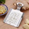 Compact Stainless Steel Grater, Mirror-Polished Grinder for Garlic, Ginger, Nutmeg, Wasabi and Chocolate