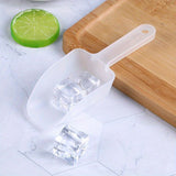 4pcs Plastic Ice Scoop, Kitchen Ice Scooper for Ice Maker Freezer and Bar Scoop for Candy, Beach