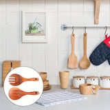 2pcs Salad Servers, Wood Salad Tongs, Salad Spoon and Fork Set, Long Handle Salad Server Set for Mixing, Tossing and Cooking
