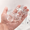 4pcs Acrylic Diamond Wall Hooks - Heavy Duty, Waterproof, Adhesive Hooks For Hanging Towels, Coats & More