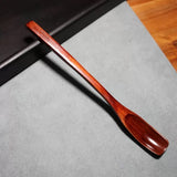5pcs Long Handled Wooden Coffee Spoons, 7.8-Inch Mixing Spoons Tea Spoons Ice Cream Spoons for Kitchen