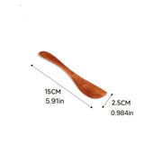 4pcs Butter Knife, 5.9 Inch Wooden Jam Spreader Mini Butter Spreaders Knife Kitchen Restaurant Spreader Condiment Knives for Jelly Sandwich Cheese