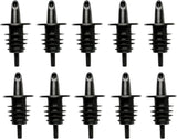 Shaved Ice Syrup Precise Control Bottle Pourers, 10-Pack | Professional Pour Spouts, For Snow Cone & Drink Flavors