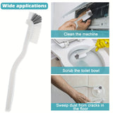 5Pcs Dish Brush Bottle Bathroom Scrub Brushes Kitchen Cleaning Brush Right Angle Kitchen Brush Sink Household Pot Pan Edge Corners Tile Lines Brush with Stiff Bristles