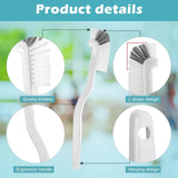 5Pcs Dish Brush Bottle Bathroom Scrub Brushes Kitchen Cleaning Brush Right Angle Kitchen Brush Sink Household Pot Pan Edge Corners Tile Lines Brush with Stiff Bristles
