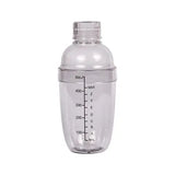 1PC Plastic Cocktail Shaker 500ml for Home Bar, Drink Mixing Utensil with Transparent and Black Scale
