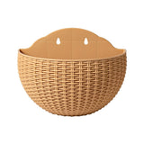 Exquisite Wall Flower Pot, Plastic Hanging Planter for Outdoor Garden Balcony, Home Decor Bucket Planter S