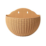 Exquisite Wall Flower Pot, Plastic Hanging Planter for Outdoor Garden Balcony, Home Decor Bucket Planter S