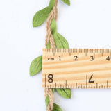 Natural Burlap Home Decoration Sticker, Craft Tape Artificial Leaf Jute Twine, 10 Meters Roll