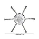 6-Inch String Trimmer Replacement Head Kit - Compatible with Li-Ion Cordless Weed Wacker, Includes Nylon String & Metal Blades, Universal Weed Eater Parts 6T