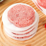 500Pcs Burger Patty Paper, 10cm Sizes, Seasoned Meat Separator for Hot Dog and Burger Preparation