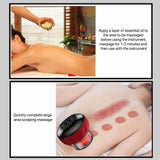 Electric Cupping Therapy Machine,5 in 1 Smart Vacuum Scraping Cupping Set Back and Neck Electric Gua Sha Cupping Massage Tool