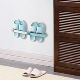 2 PCS Shoe Rack Hanging MultiFunction Simple Convenient Wall Bracket Shoe Organiser for Door Cabinet Motorhome Bathroom Kitchen