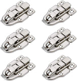 10PCS Metal Duckbilled Box Hasp Lock Toggle Latch Catch for Wooden Case Boxes Toolbox-Retro Silver Style Box Toggle Latch Antique