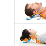 Relief Pillow Best Neck and Shoulder Muscle Relaxer Traction Device for Pain Relief Management and Cervical Spine Alignment