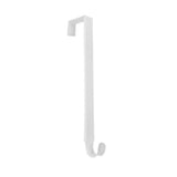 Metal Over Door Hooks Single Hook Christmas Wreath Hook Rack for Hanging Coats Hats Robes Towel Bathroom Door Hangers