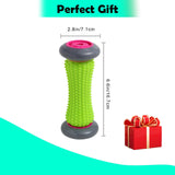 Plantar Fasciitis Relief, Foot Roller for Plantar Fasciitis and Neuropathy, Reflexology Massager Tool(Gray)
