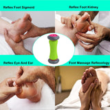 Plantar Fasciitis Relief, Foot Roller for Plantar Fasciitis and Neuropathy, Reflexology Massager Tool(Gray)