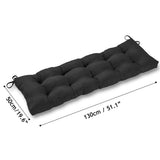 1 pcs Indoor/Outdoor, 51" Bench Cushion Soft Rocking Chairs Pad Recliner Seat Cushion Thicken for black