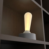 Toggle Lever Night Light  Creative Switch Light Cute Retro Night Light for Bedroom Living Room Bedside Office (Gray)