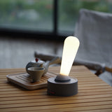 Toggle Lever Night Light  Creative Switch Light Cute Retro Night Light for Bedroom Living Room Bedside Office (Gray)
