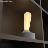 Toggle Lever Night Light  Creative Switch Light Cute Retro Night Light for Bedroom Living Room Bedside Office (Gray)