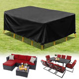 Waterproof Outdoor Furniture Cover, Large Size Patio Furniture Covers for Winter, Rectangular Patio Sectional Covers for Table Chairs