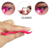 4Pairs of (classic style and dramatic syle) Silicon Wing Eyeliner Stamp Eyeshadow Stencil Models Wing Style Eye Liner Tool