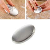 Stainless Steel Soap Eliminating Odor Smell Kitchen Bar Stainless Steel Odor Remover, One Size, Silver