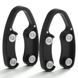 2 Pack Design Wine Foil Cutter, Wine Bottle Opener Accessory, Gift for Wine Lovers by Red wine paper cutter Black