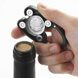2 Pack Design Wine Foil Cutter, Wine Bottle Opener Accessory, Gift for Wine Lovers by Red wine paper cutter Black