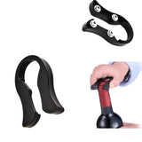 2 Pack Design Wine Foil Cutter, Wine Bottle Opener Accessory, Gift for Wine Lovers by Red wine paper cutter Black
