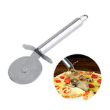 Stainless steel pizza hob/pie cutterEasy to Clean, Pizza Cutter Wheel, Cake best choice Stainless Steel Pizza Cutter Wheel