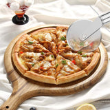 Stainless steel pizza hob/pie cutterEasy to Clean, Pizza Cutter Wheel, Cake best choice Stainless Steel Pizza Cutter Wheel