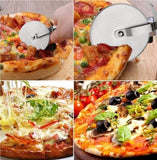 Stainless steel pizza hob/pie cutterEasy to Clean, Pizza Cutter Wheel, Cake best choice Stainless Steel Pizza Cutter Wheel