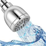 High Pressure Fixed Shower Head Rainfall Shower Head Leakproof Shower Heads With Angle-Adjustable Swivel Ball-Water Saving