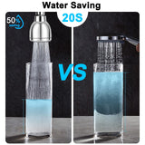 High Pressure Fixed Shower Head Rainfall Shower Head Leakproof Shower Heads With Angle-Adjustable Swivel Ball-Water Saving