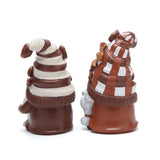 2PCS Coffee Gnomes Figurines - Swedish Elf Dwarf Decor for Bar, Home, Gifts  for holiday or birthday gifts