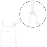 Southern Homewares - Pot & Pan Lid Hanging Organizer Rack, Set of , White - Kitchen and Pantry Storage Hanger