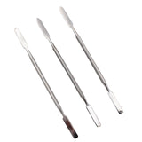 3 Pcs Dental Cement Spatula Dental Mixing Spatula, Stainless steel Lab Restorative Double Ended Instrument for Mixing Cement