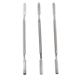 3 Pcs Dental Cement Spatula Dental Mixing Spatula, Stainless steel Lab Restorative Double Ended Instrument for Mixing Cement