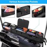 Golf Cart Front Storage Basket with Insulated Cup Holders, No-Drilling Club Car, Golf Cart, Golf Cart Storage Organizer