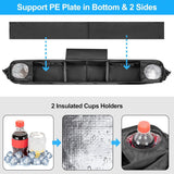 Golf Cart Front Storage Basket with Insulated Cup Holders, No-Drilling Club Car, Golf Cart, Golf Cart Storage Organizer