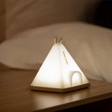 Touch Bedside Table Lamp, Dimmable Small Lamp for Bedroom, Timing Function, 3 Level Brightness Rechargered Night Light