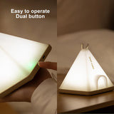 Touch Bedside Table Lamp, Dimmable Small Lamp for Bedroom, Timing Function, 3 Level Brightness Rechargered Night Light